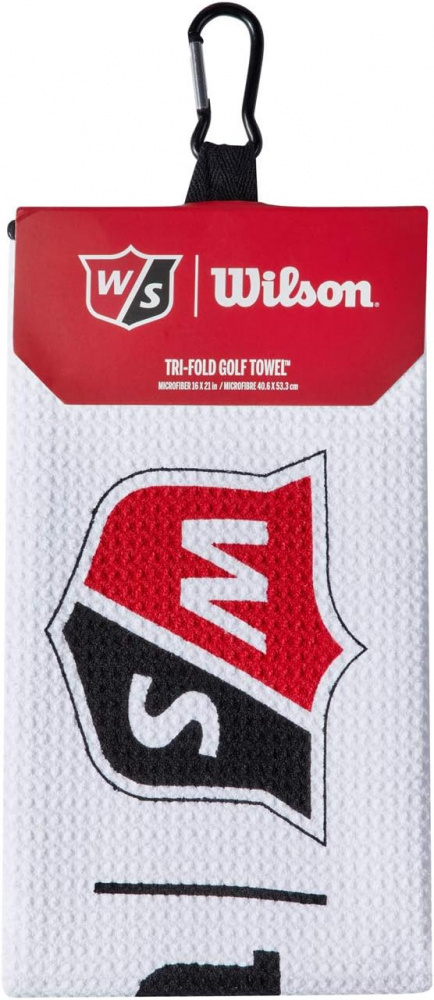 Wilson Staff Tri-Fold Towel - White